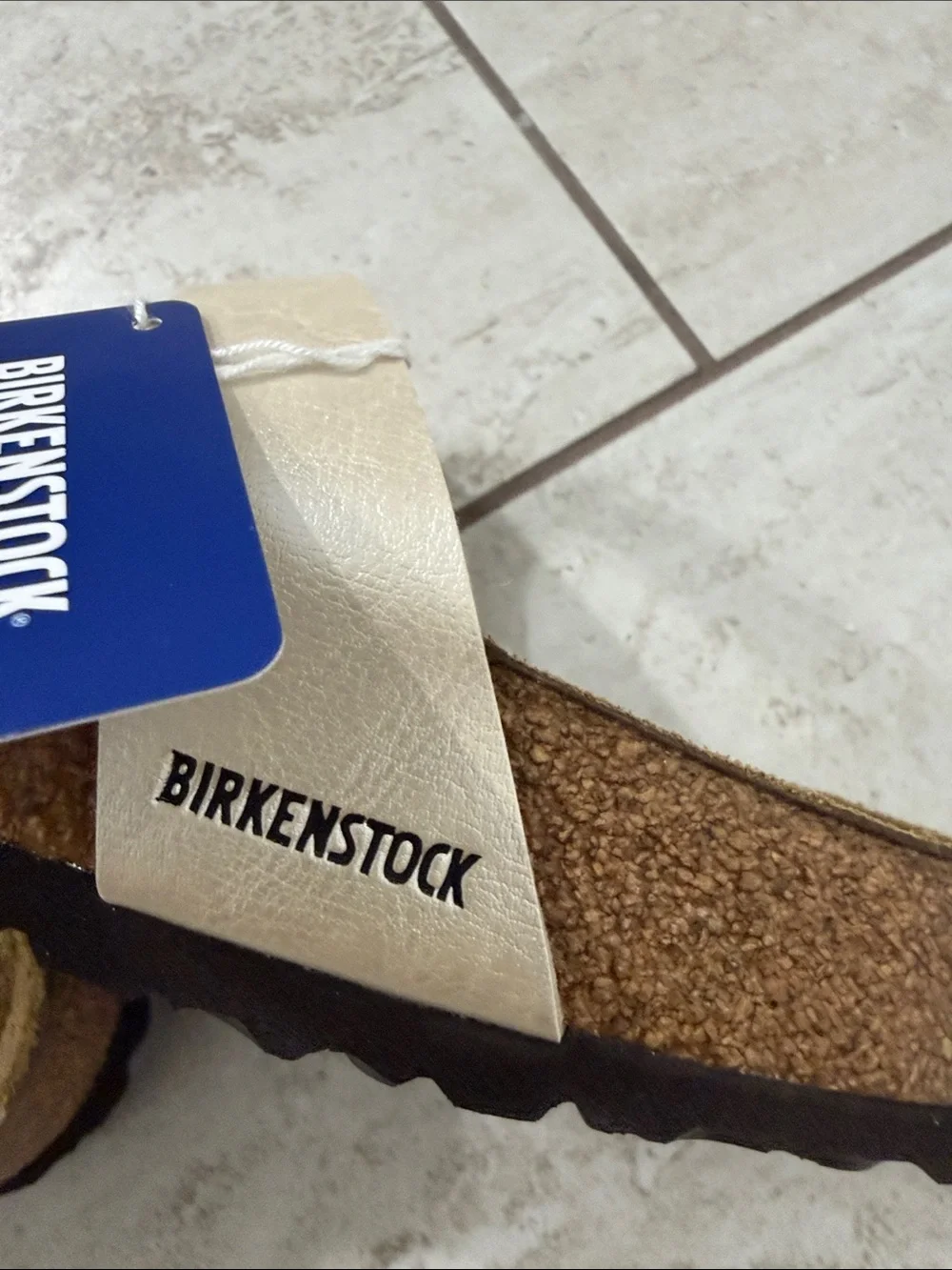 Birkenstock Women's Cream double-Strap Sandals with Buckles..nwt .. size 38